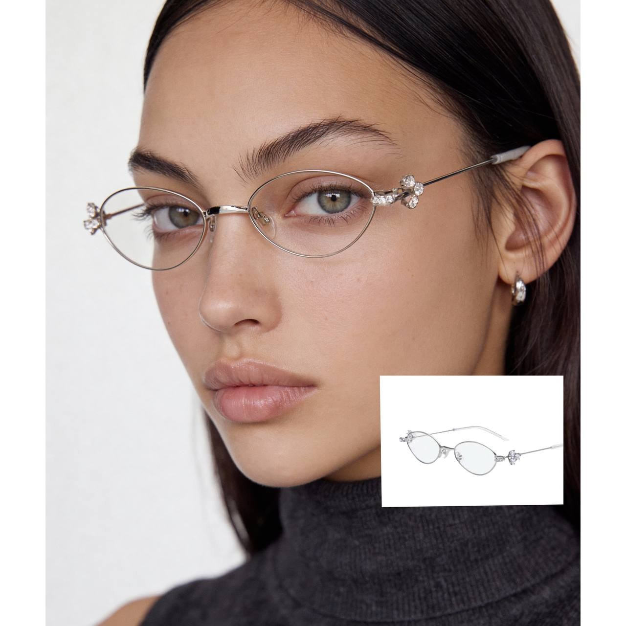 Ai-визуал для брендов и fashion-проектов, перенос очков на девушку