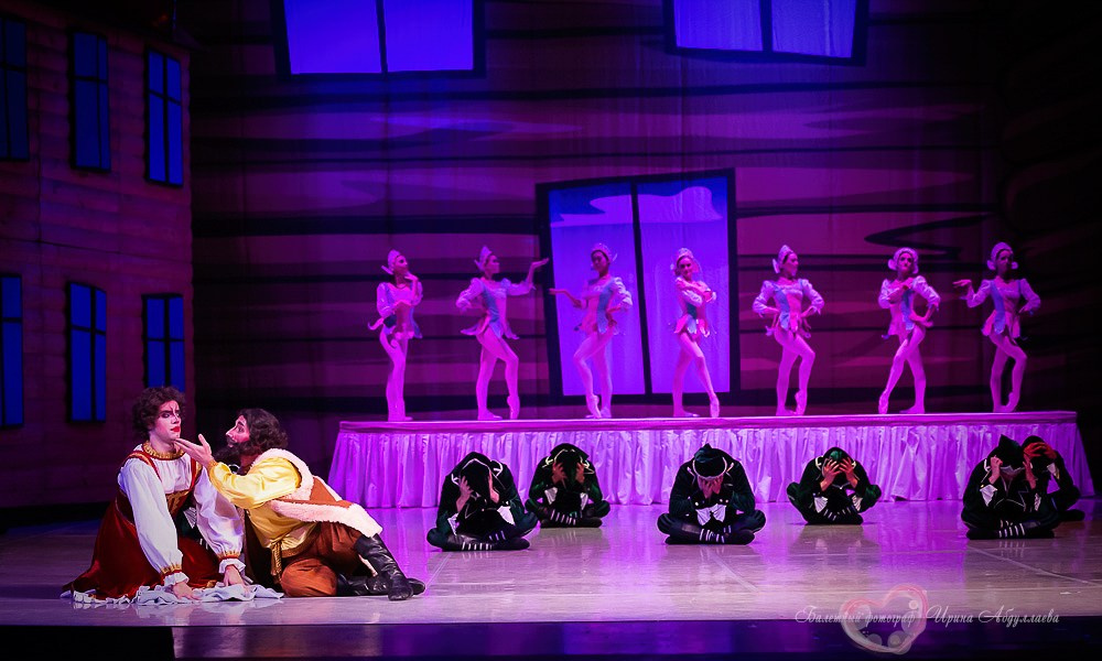 Премьера балета «Шут» — Прима балерина Кремлёвского балета Е.Первушина, Премьер Большого Театра Игорь Цвирко