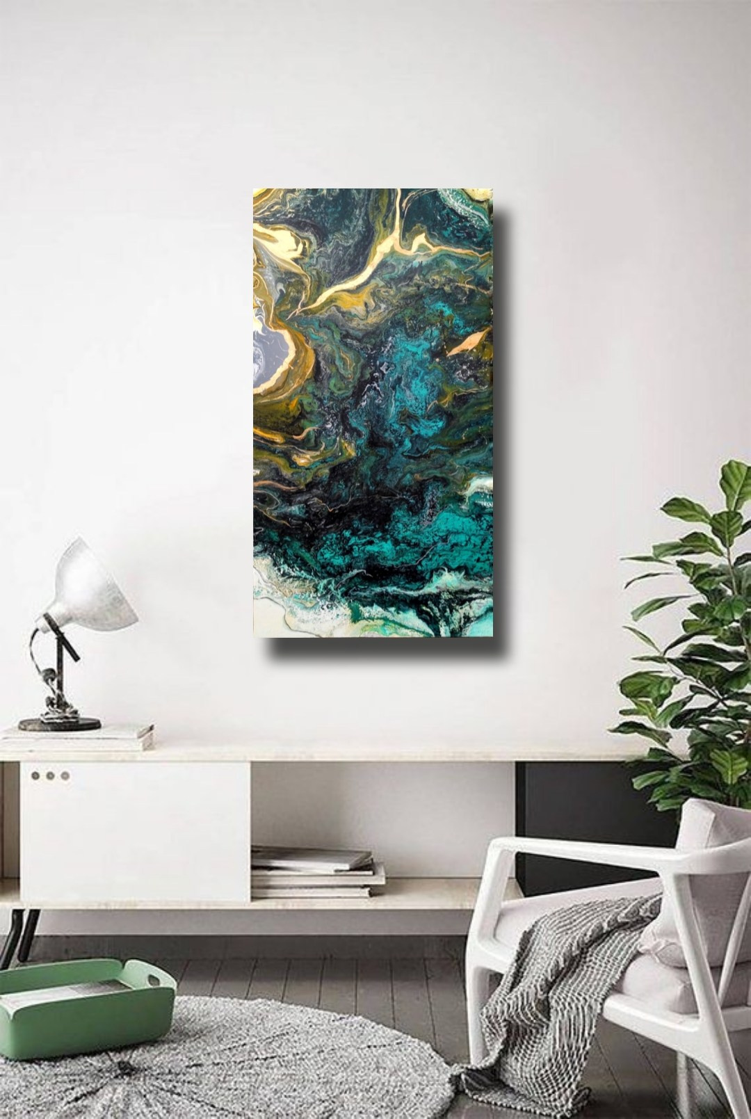 Картина «Земное притяжение» 50×90. Художник Виктория Руш из Москвы