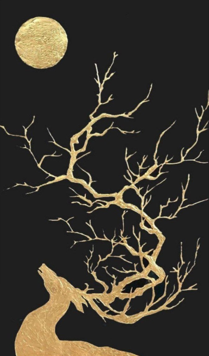 ИНТЕРЬЕРНЫЕ КАРТИНЫ С ЗОЛОЧЕНИЕМ ПОТАЛЬЮ. Творческая лаборатория