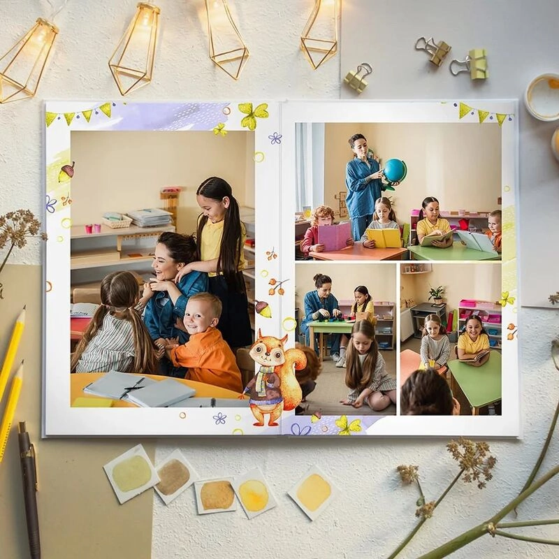 Дизайн «Белочки». Школьный фотограф в Челябинске. Выпускные фотоальбомы