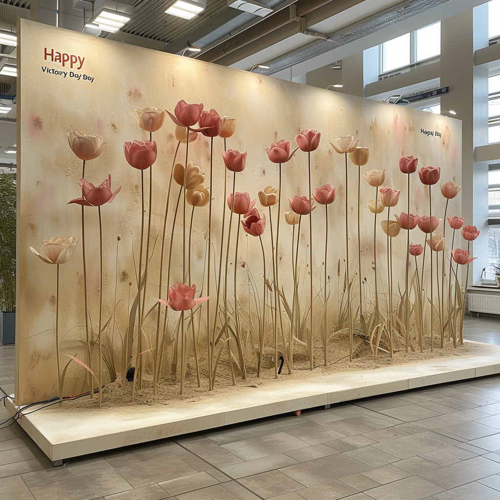 Разработка эскизов декора для тендера для праздника 9 мая. Главная