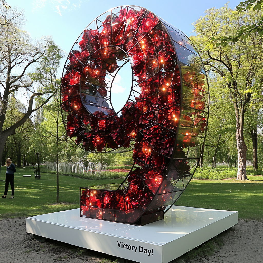 Разработка эскизов декора для тендера для праздника 9 мая. Главная