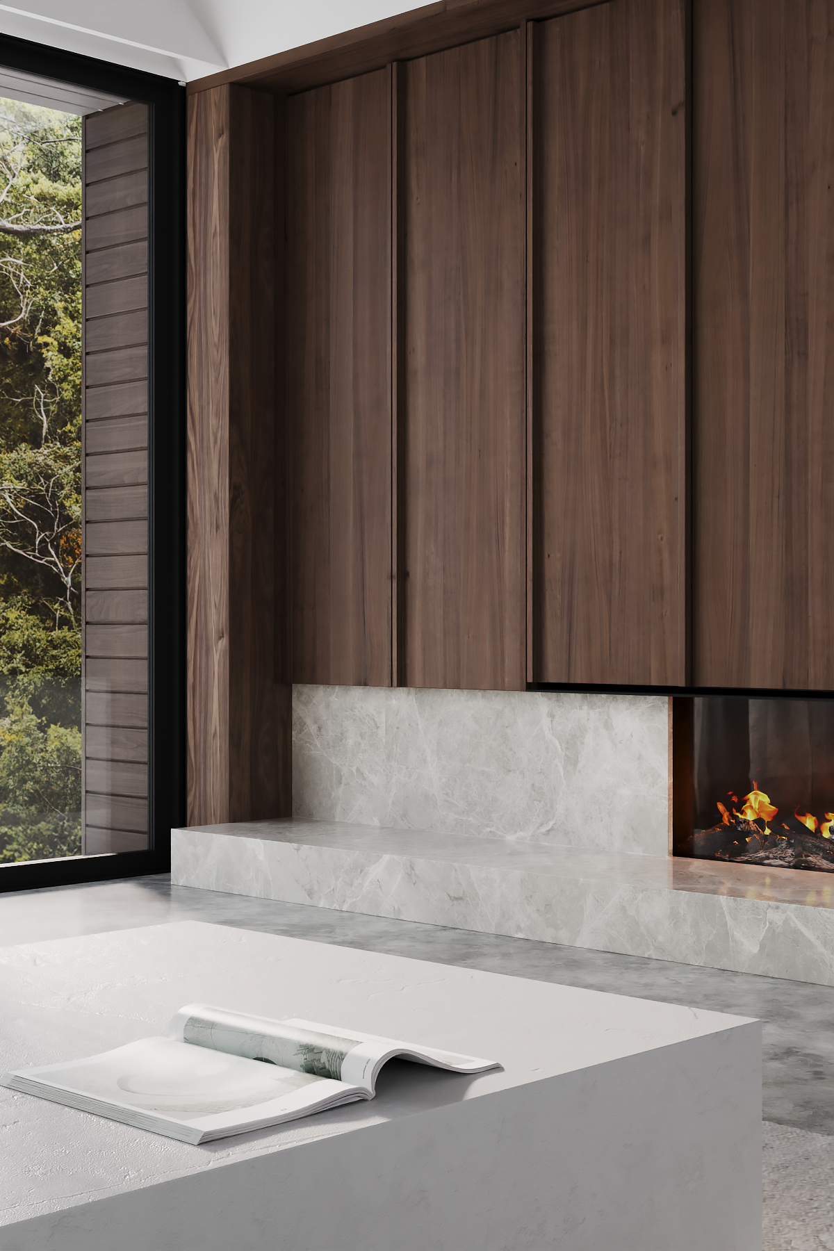 A1_2024_Forest house. 3d визуализатор интерьера Анастасия Лосицкая