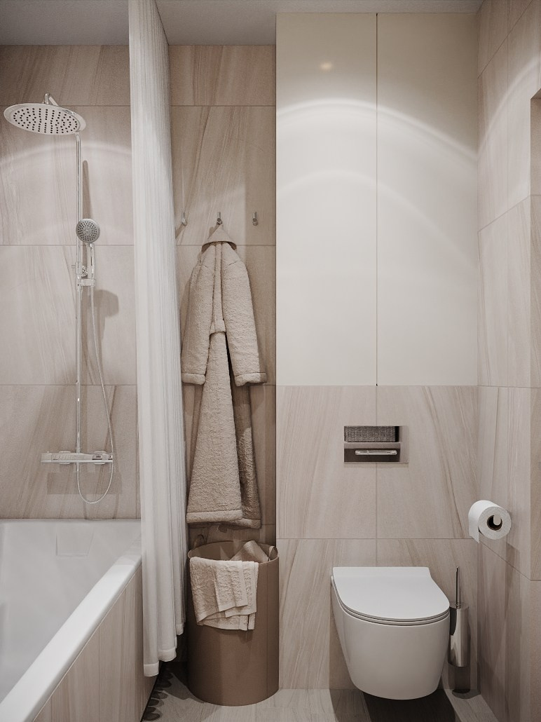 Квартира 45 м², Садовые кварталы. Студия дизайна