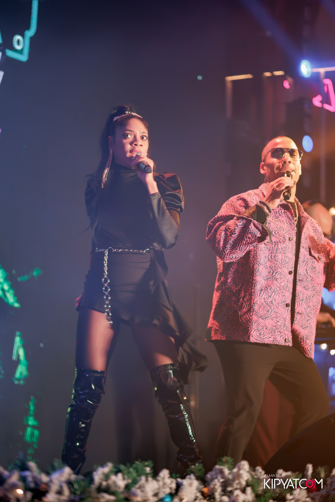 FITNESS ЁЛКА в ночном клубе SANTA BARBARA. КИПЯТКОМ АЛМАТЫ!