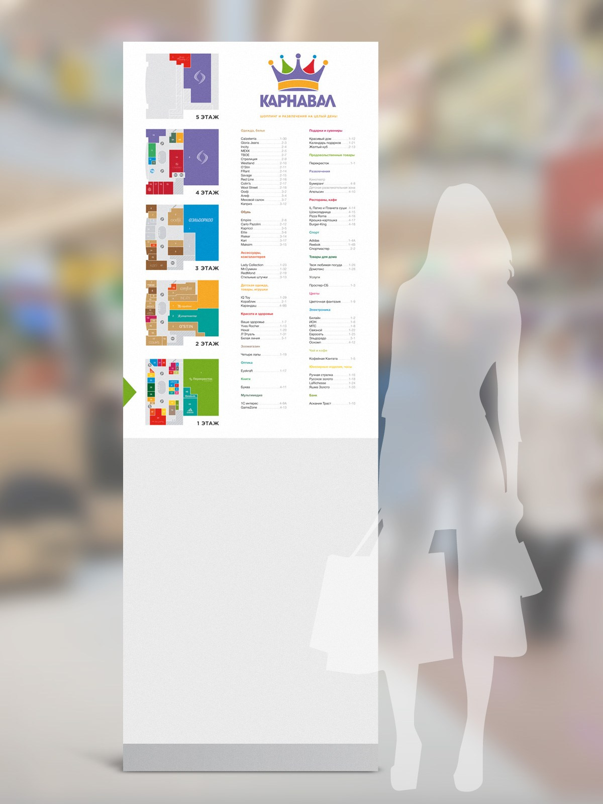 Навигация для ТЦ «Карнавал». Kirsanov Sergey
