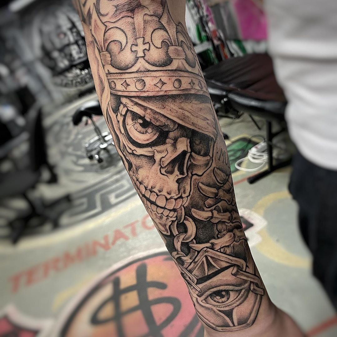 Тату в стиле Чикано в Краснодаре — «Terminator». Тату-салон в Краснодаре — «Terminator»