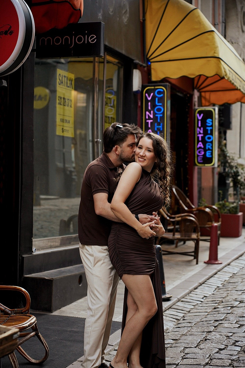 Романтическая фотосессия для пары в Стамбуле.