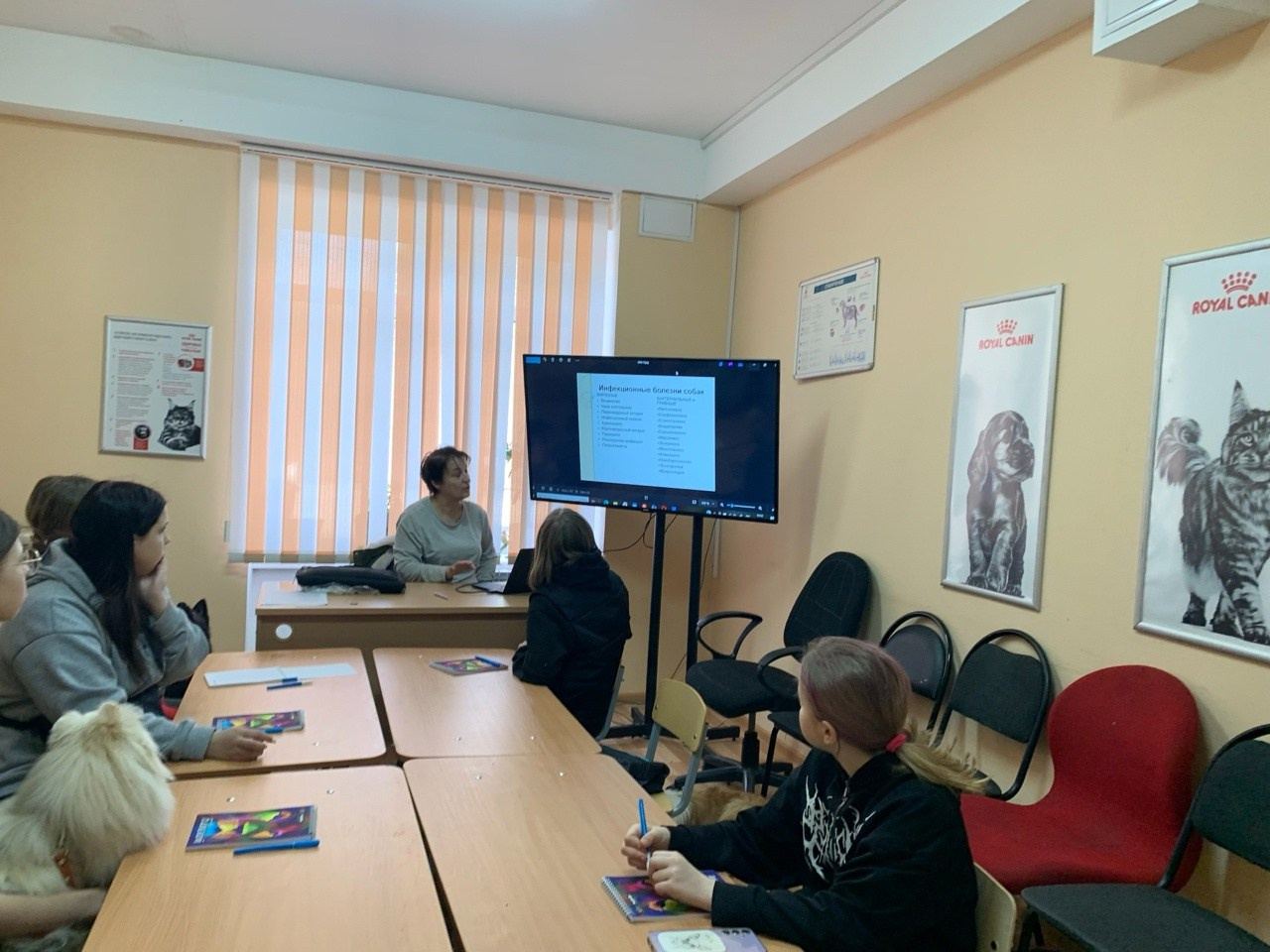 Лекции в рамках Проекта «Подготовка допризывной молодежи военно-учетным кинологическим специальностям». НРОО КЦ "Собаковод"