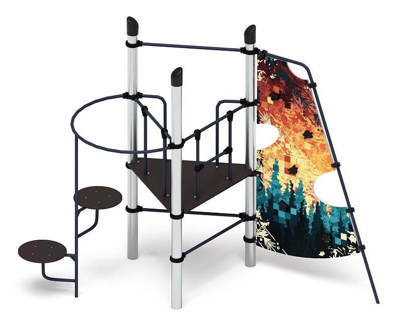 Спортивная серия - СК 2.07.01-03 Габариты (ШхДхВ): 3700х1345х2600 Зона безопасности, мм: 6700х4345 Возрастные ограничения 5-12 лет