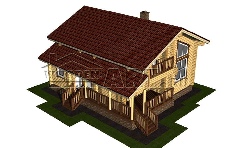 «Павшино» 179 кв. м. Проекты деревянных домов