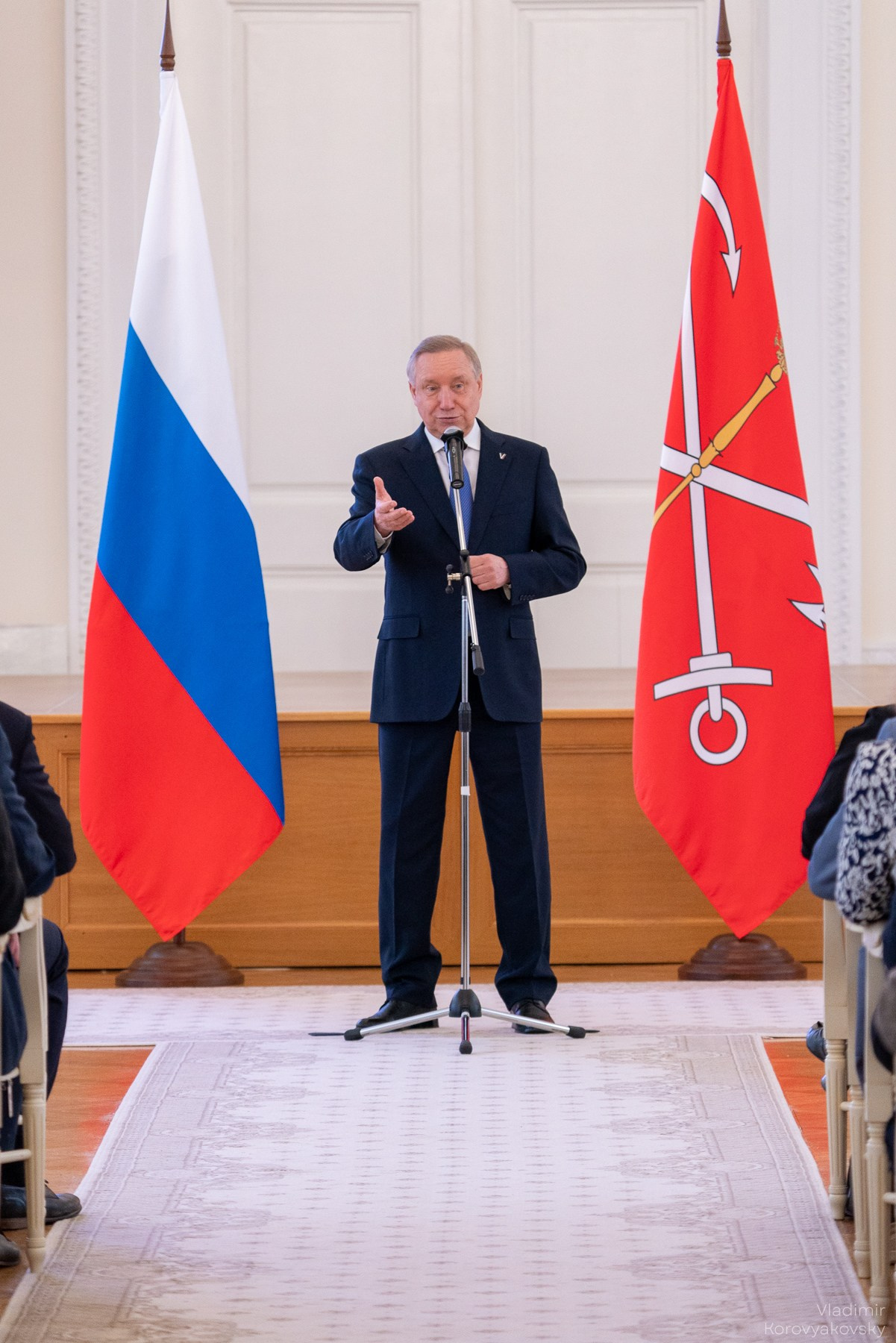 Награждение команды ПГУПС премиями Правительства Санкт-Петербурга. Фотограф Владимир Коровяковский
