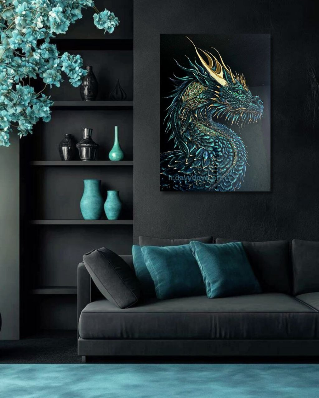 Черный дракон. Художник