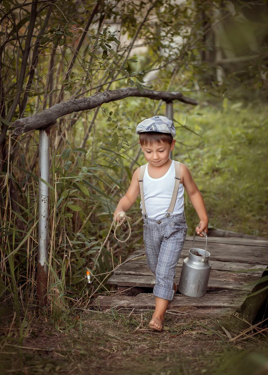 Маленький рыбак. Фотограф в Оренбурге Чопорова Тамара