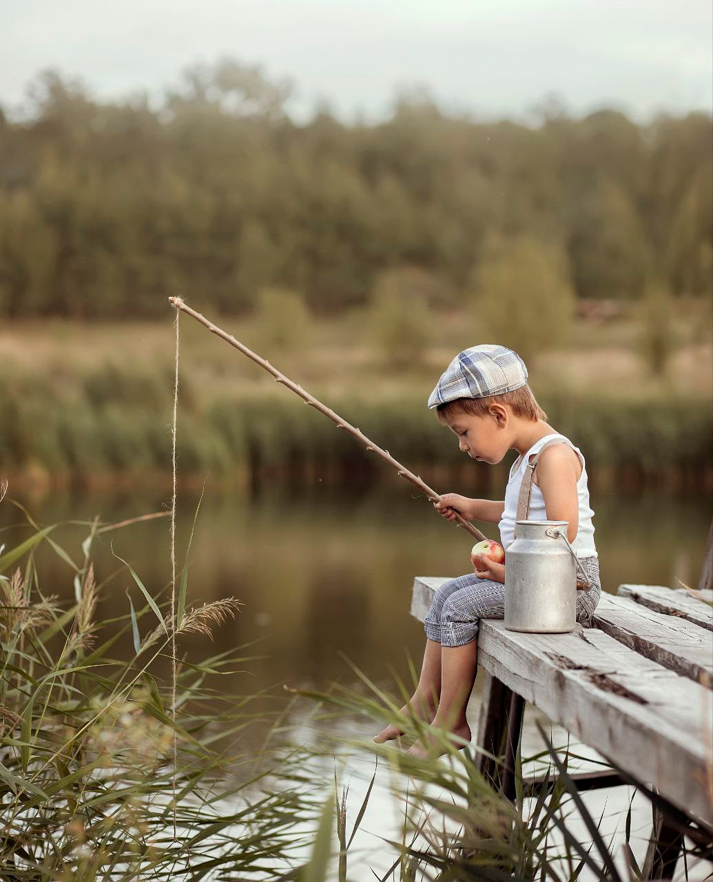 Маленький рыбак. Фотограф в Оренбурге Чопорова Тамара