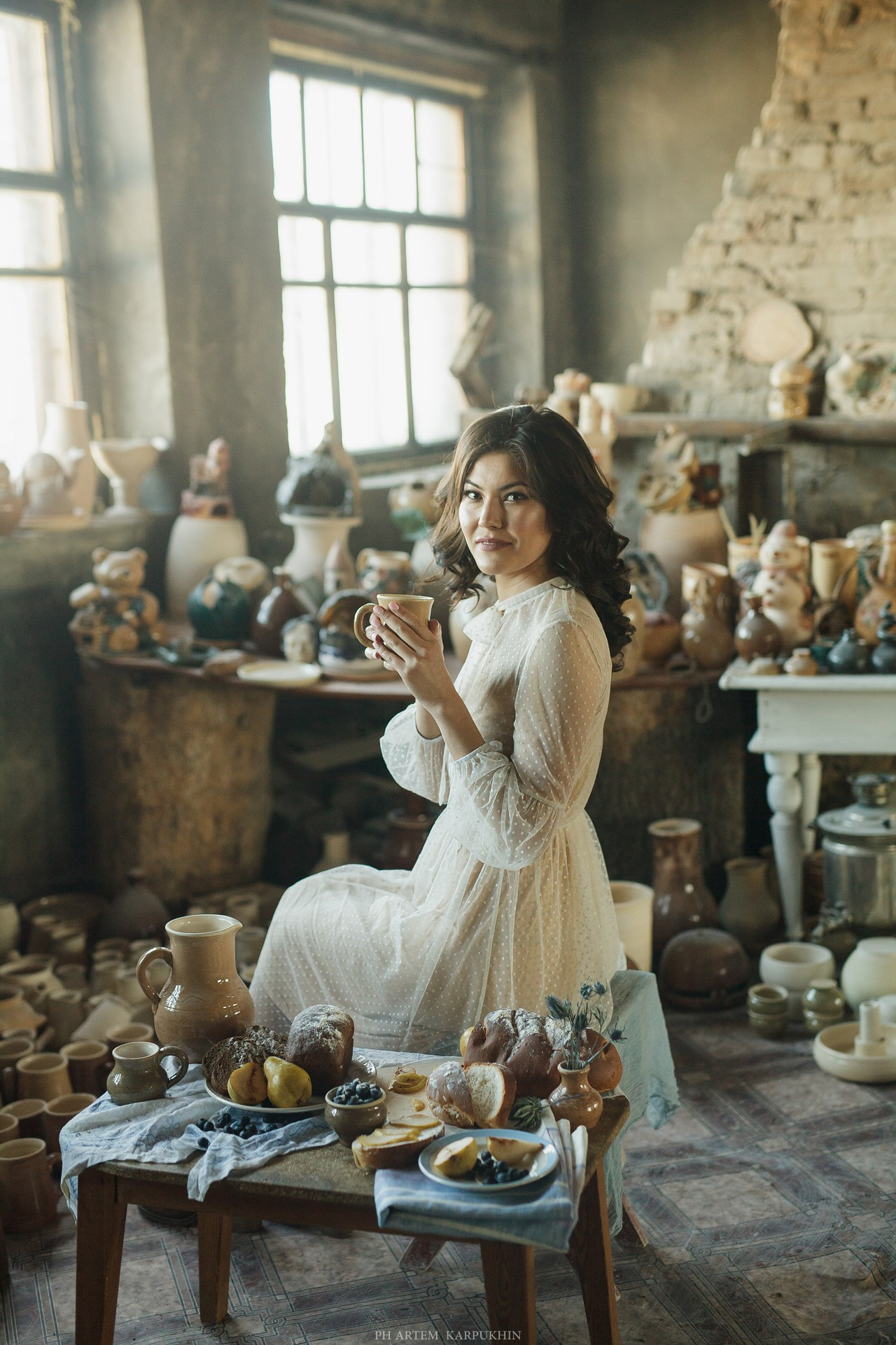 Творческий проект "Утро невесты в гончарной" март 2018. Фотограф городских и семейных событий Артем Карпухин