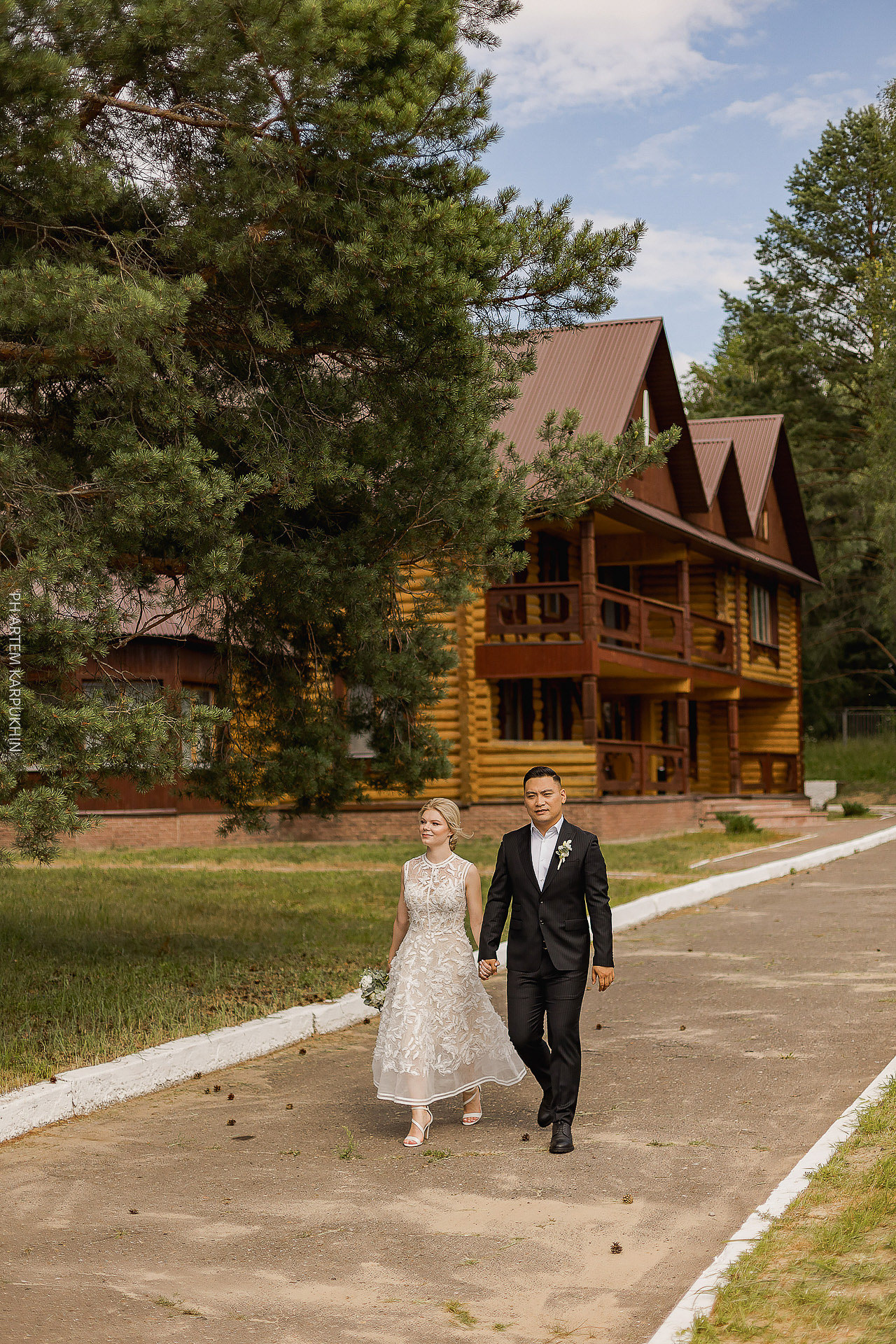 Свадебный день, фотограф в Выксе, база отдыха Металлург. Фотограф городских и семейных событий Артем Карпухин