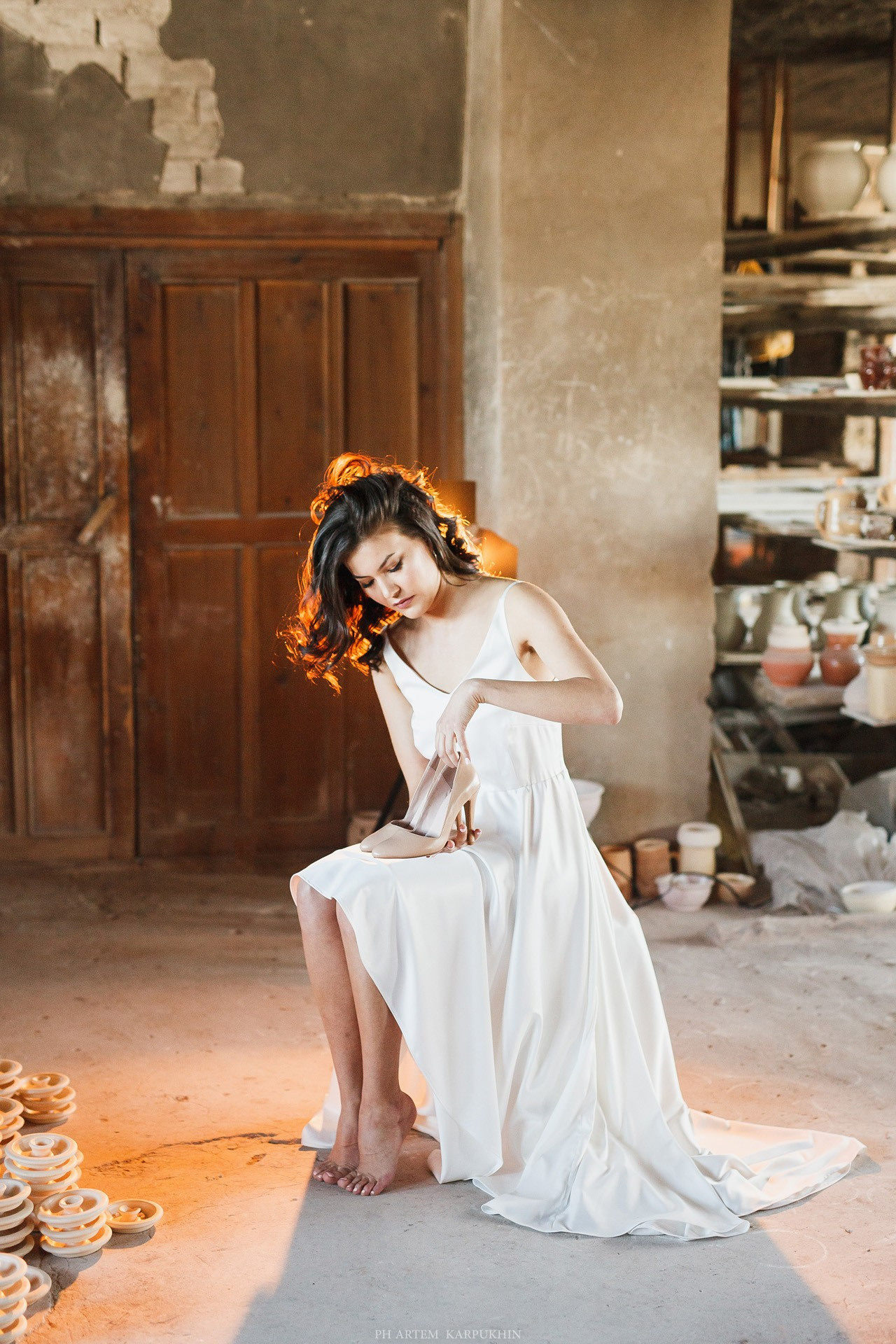 Творческий проект "Утро невесты в гончарной" март 2018. Фотограф городских и семейных событий Артем Карпухин