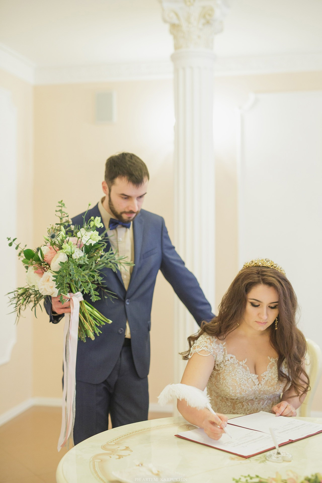 Артем и Алина. Свадебный день в Муроме зима 2018. Фотограф городских и семейных событий Артем Карпухин