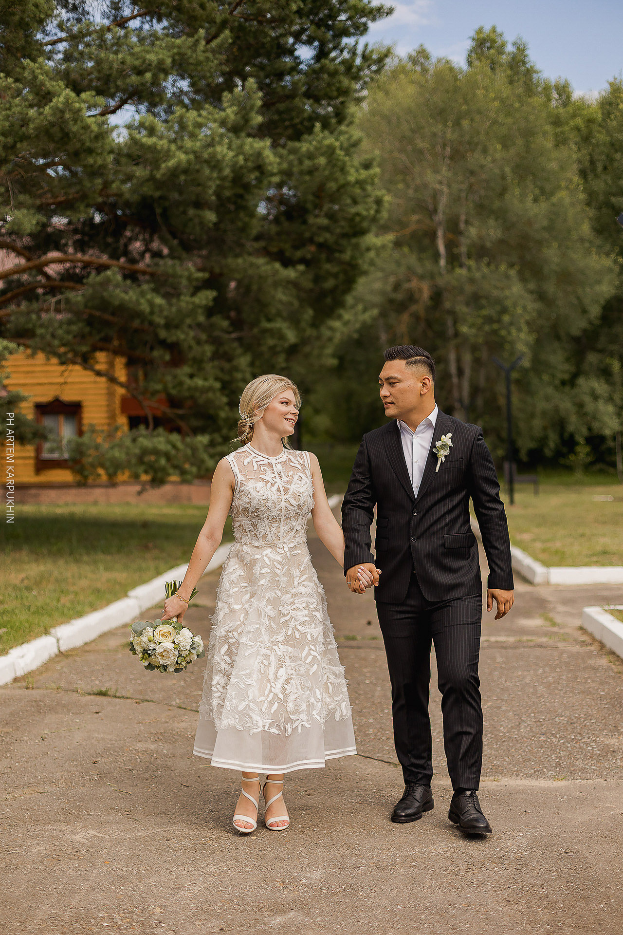 Свадебный день, фотограф в Выксе, база отдыха Металлург. Фотограф городских и семейных событий Артем Карпухин