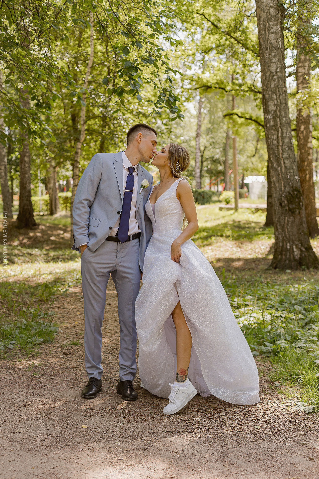 Свадебный день, фотограф в Арзамасе, Зименки парк. Фотограф городских и семейных событий Артем Карпухин