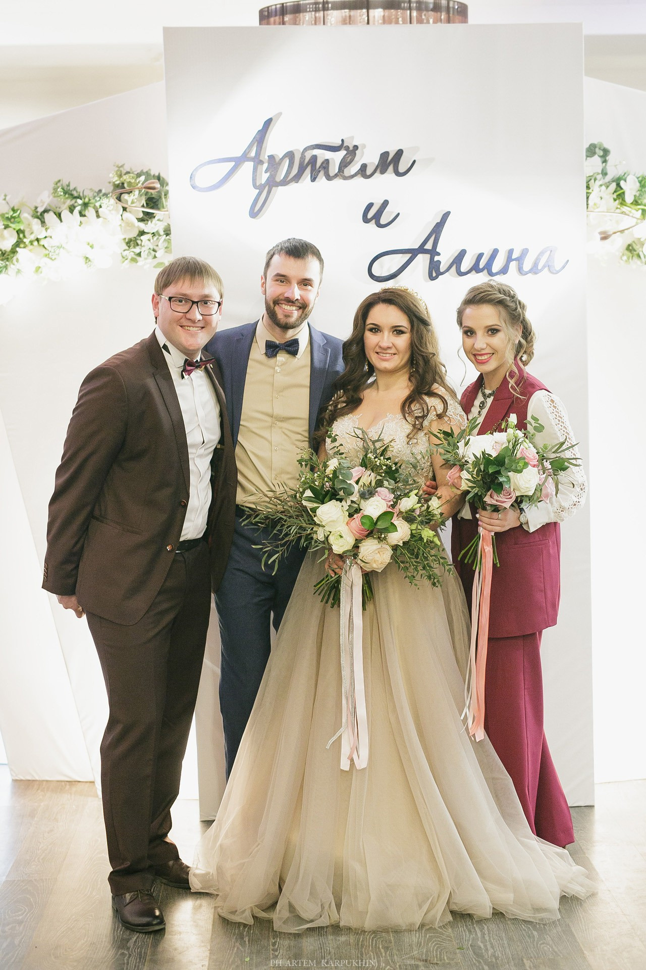 Артем и Алина. Свадебный день в Муроме зима 2018. Фотограф городских и семейных событий Артем Карпухин