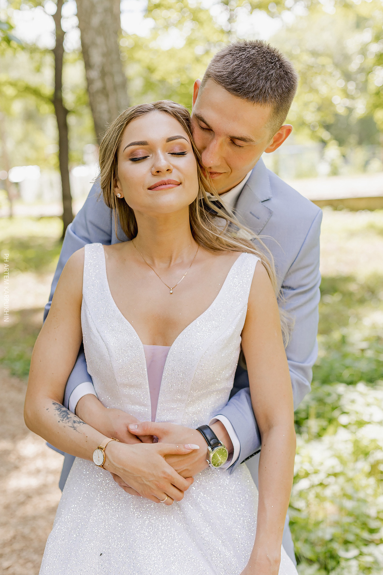 Свадебный день, фотограф в Арзамасе, Зименки парк. Фотограф городских и семейных событий Артем Карпухин