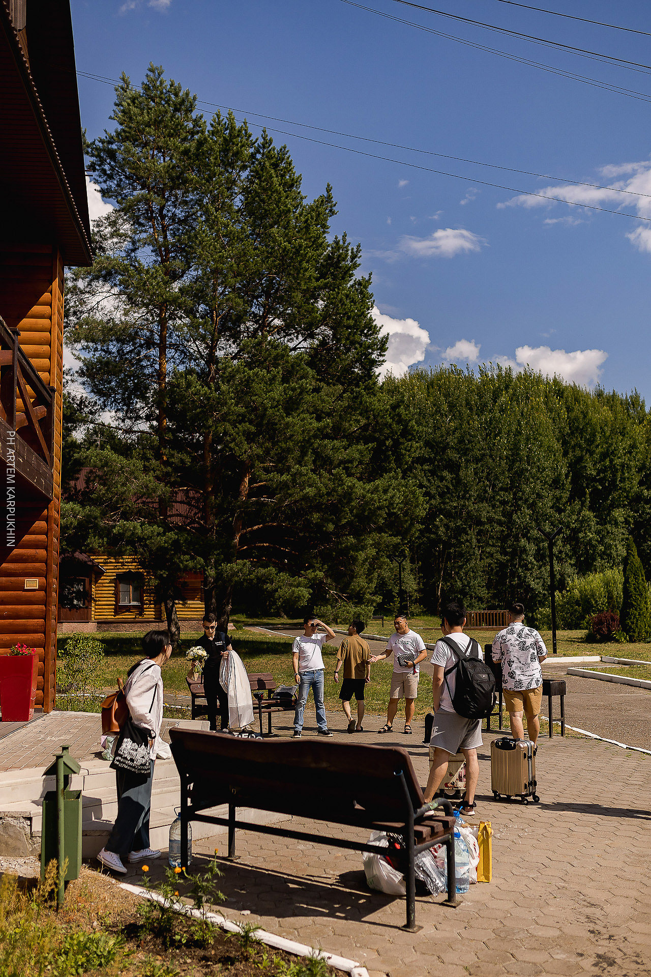Свадебный день, фотограф в Выксе, база отдыха Металлург. Фотограф городских и семейных событий Артем Карпухин