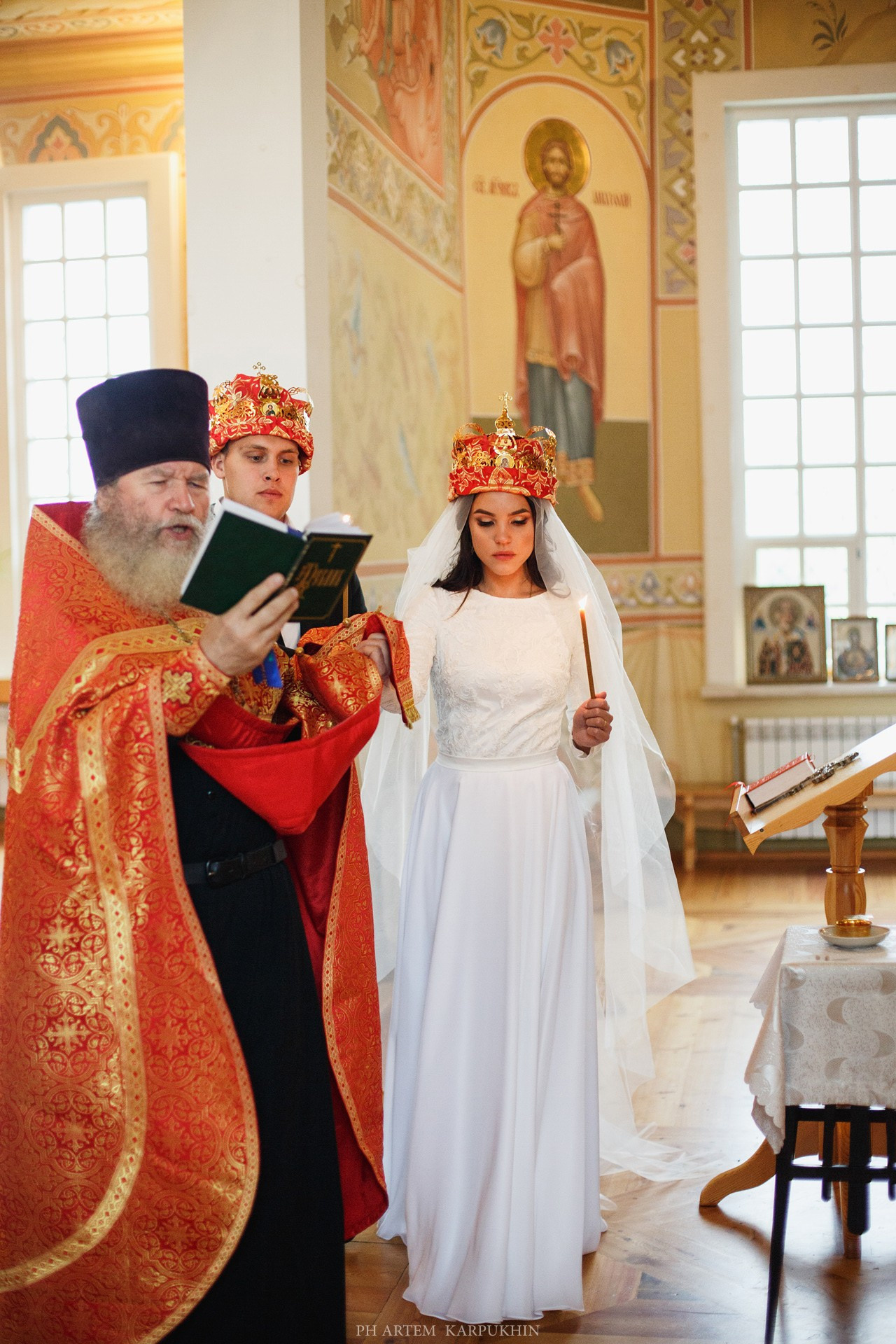 Алексей и Светлана Венчание, сентябрь 2018. Фотограф городских и семейных событий Артем Карпухин