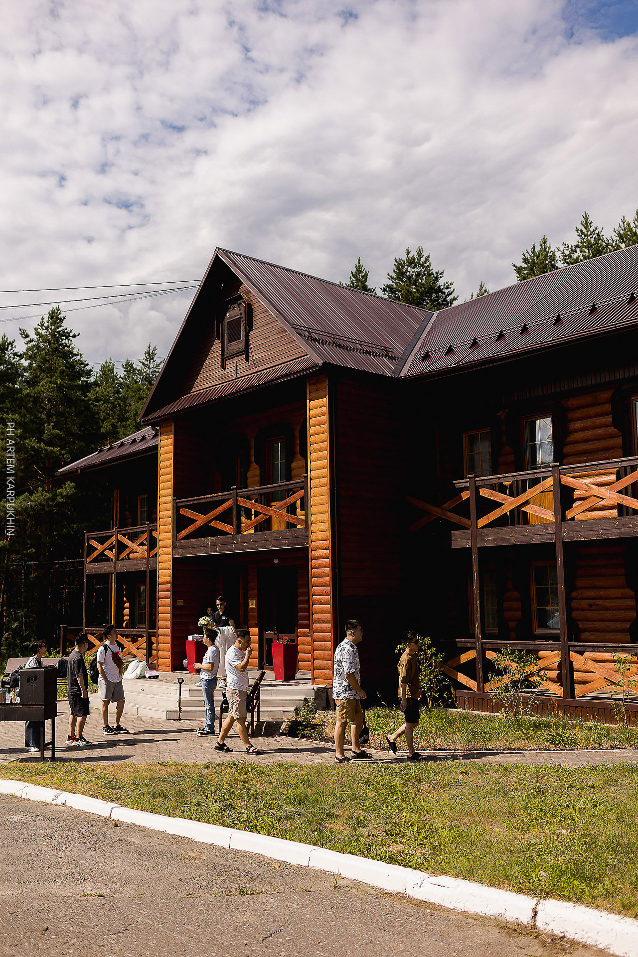 Свадебный день, фотограф в Выксе, база отдыха Металлург. Фотограф городских и семейных событий Артем Карпухин