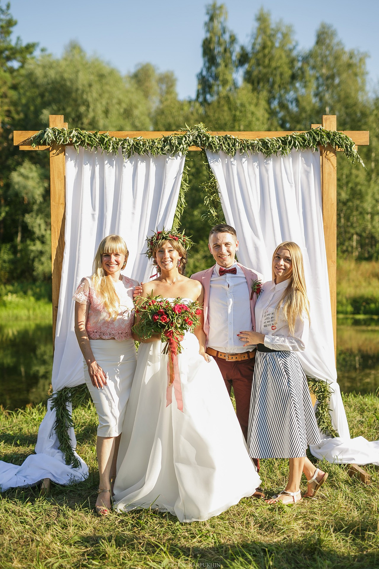 Антон и Светлана. Свадебный день за городом. Август 2017. Фотограф городских и семейных событий Артем Карпухин