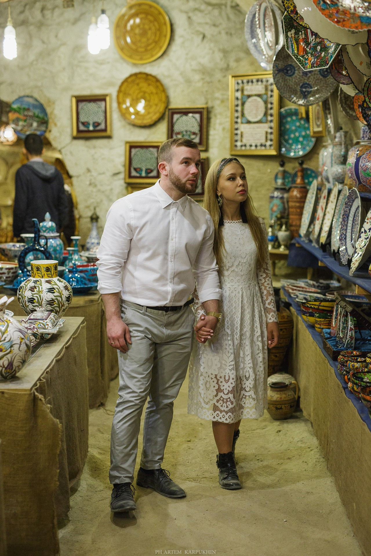 Каппадокия Турция. Саша и Катя прогулка по городу. Фотограф городских и семейных событий Артем Карпухин