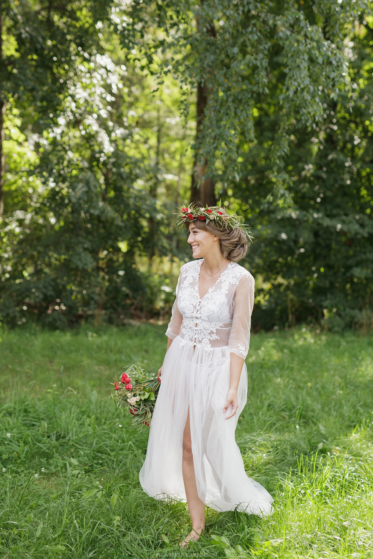 Антон и Светлана. Свадебный день за городом. Август 2017. Фотограф городских и семейных событий Артем Карпухин