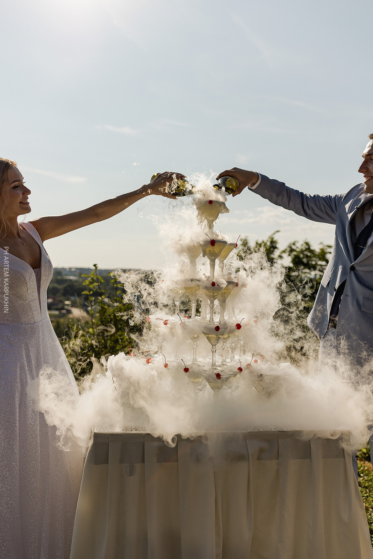 Свадебный день, фотограф в Арзамасе, Зименки парк. Фотограф городских и семейных событий Артем Карпухин
