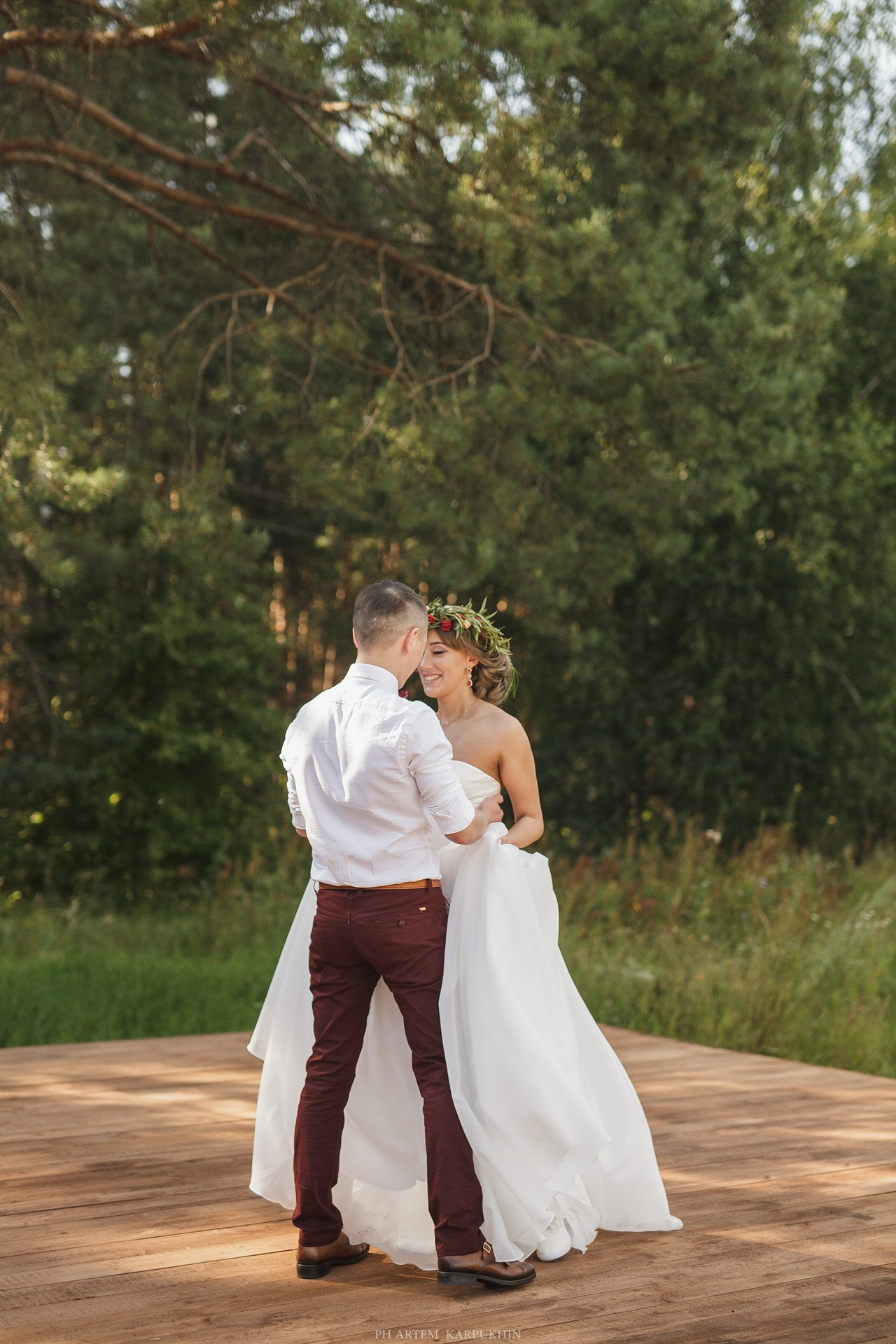 Антон и Светлана. Свадебный день за городом. Август 2017. Фотограф городских и семейных событий Артем Карпухин