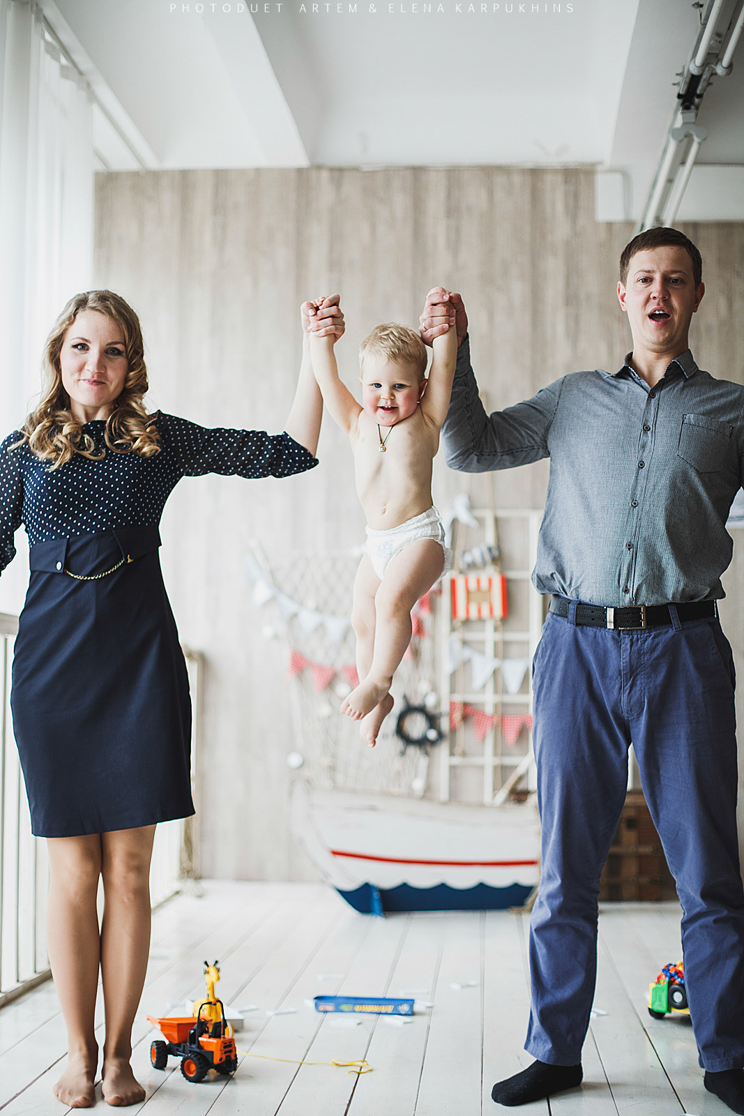 Семейная. Леша, Катя и Паша. Фотограф городских и семейных событий Артем Карпухин