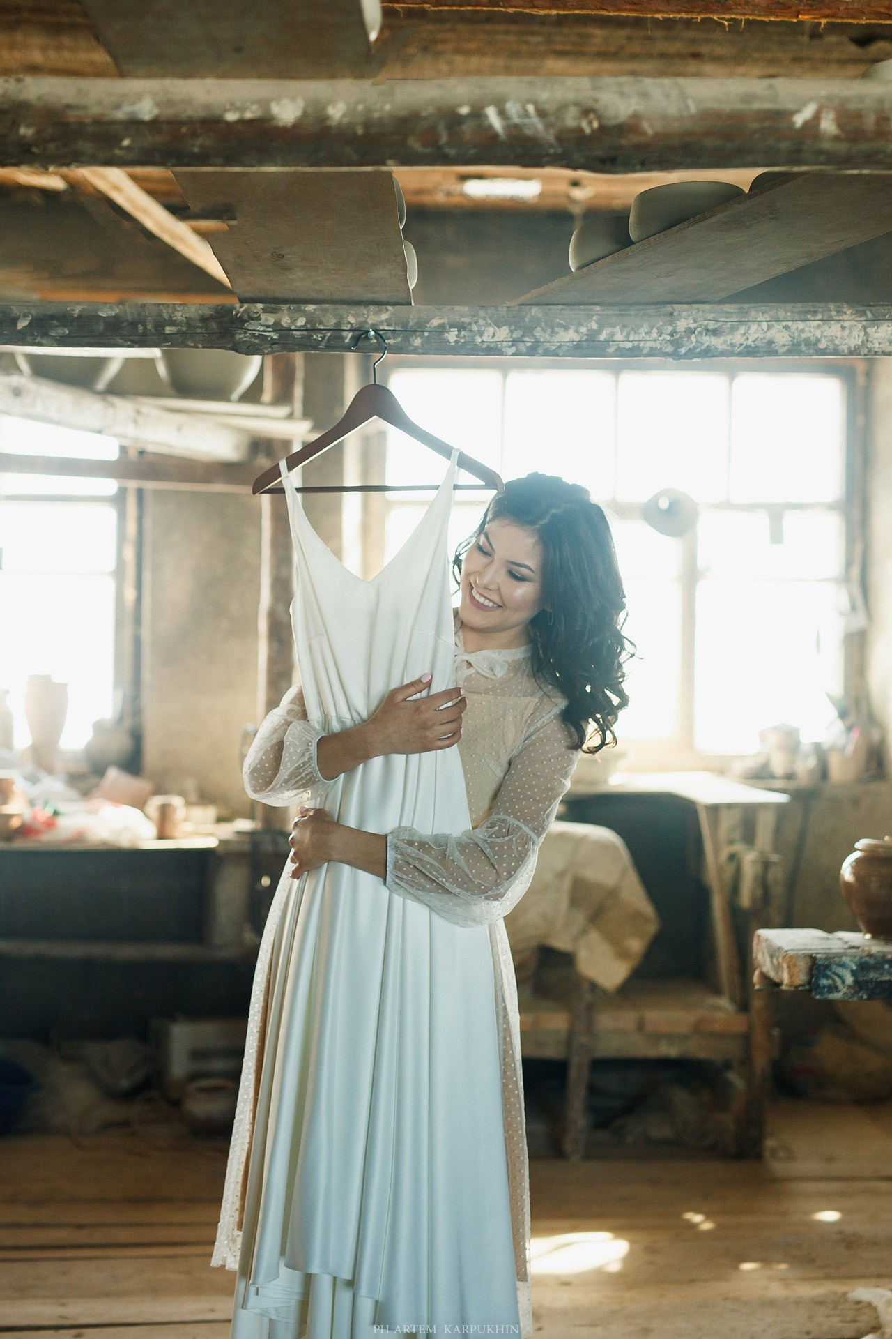 Творческий проект "Утро невесты в гончарной" март 2018. Фотограф городских и семейных событий Артем Карпухин