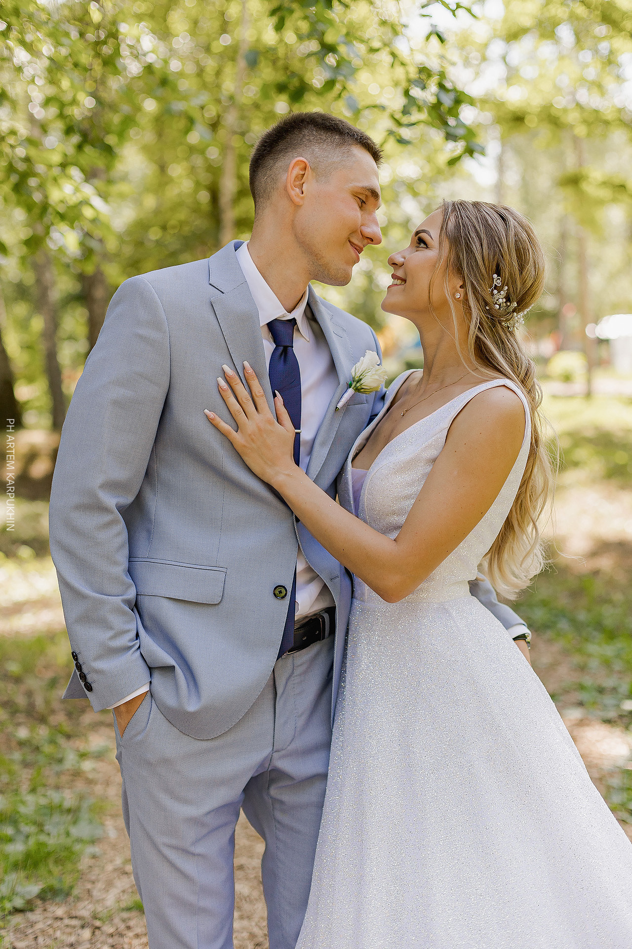 Свадебный день, фотограф в Арзамасе, Зименки парк. Фотограф городских и семейных событий Артем Карпухин