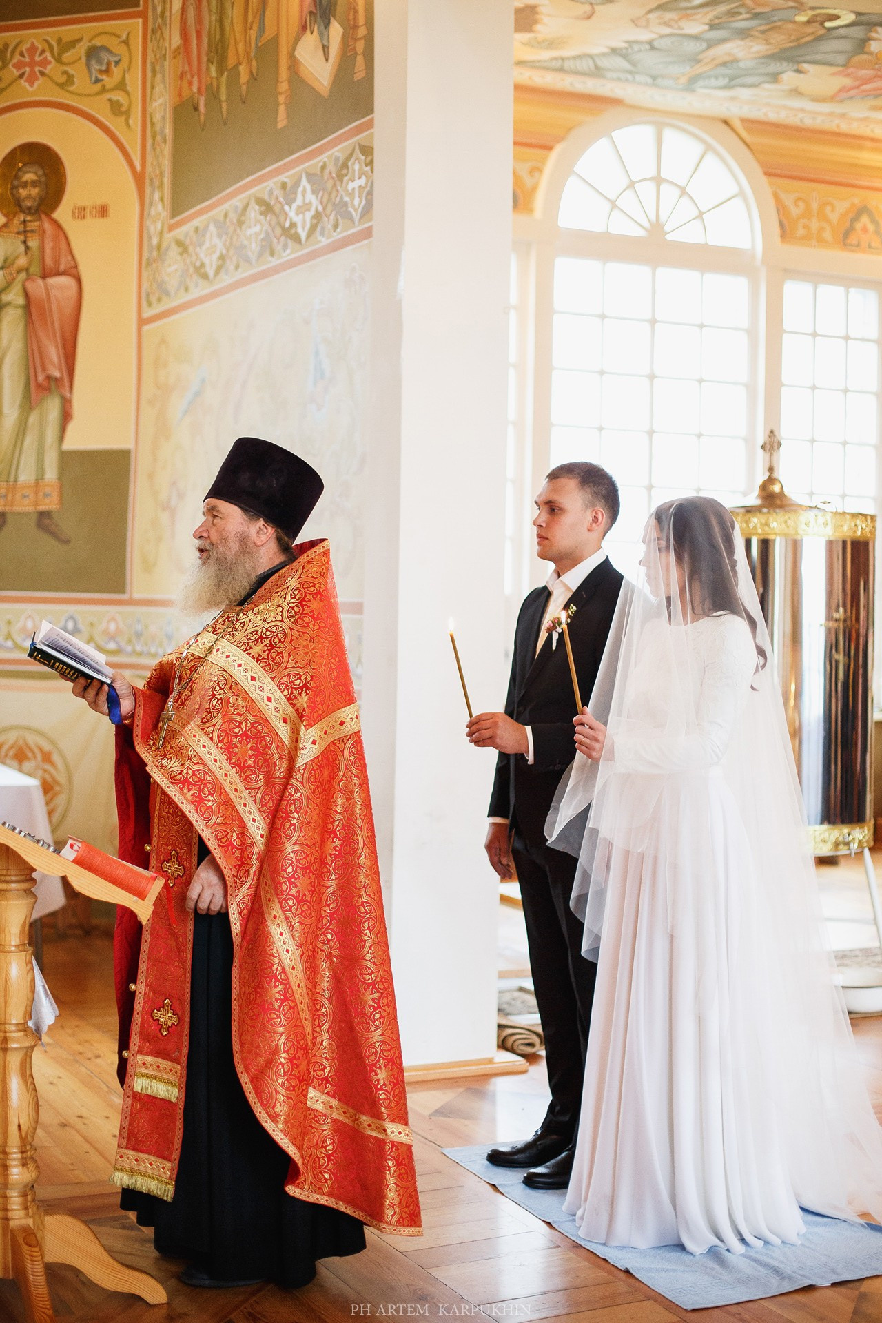 Алексей и Светлана Венчание, сентябрь 2018. Фотограф городских и семейных событий Артем Карпухин