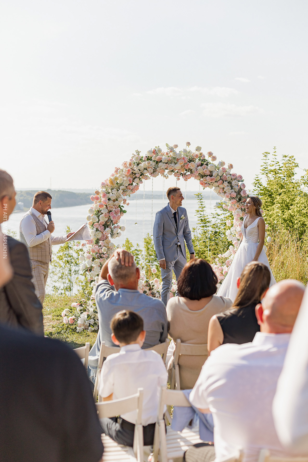 Свадебный день, фотограф в Арзамасе, Зименки парк. Фотограф городских и семейных событий Артем Карпухин