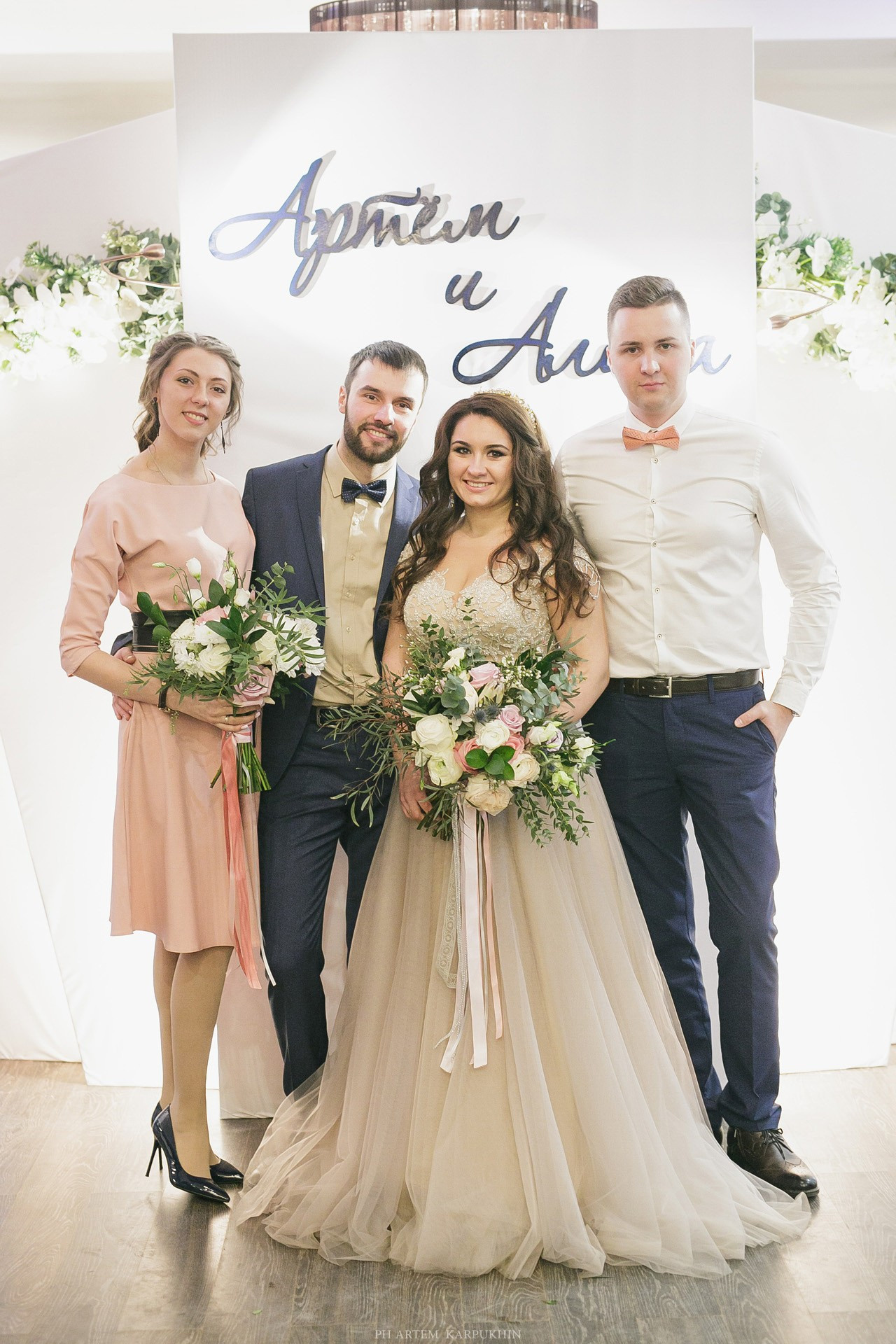 Артем и Алина. Свадебный день в Муроме зима 2018. Фотограф городских и семейных событий Артем Карпухин