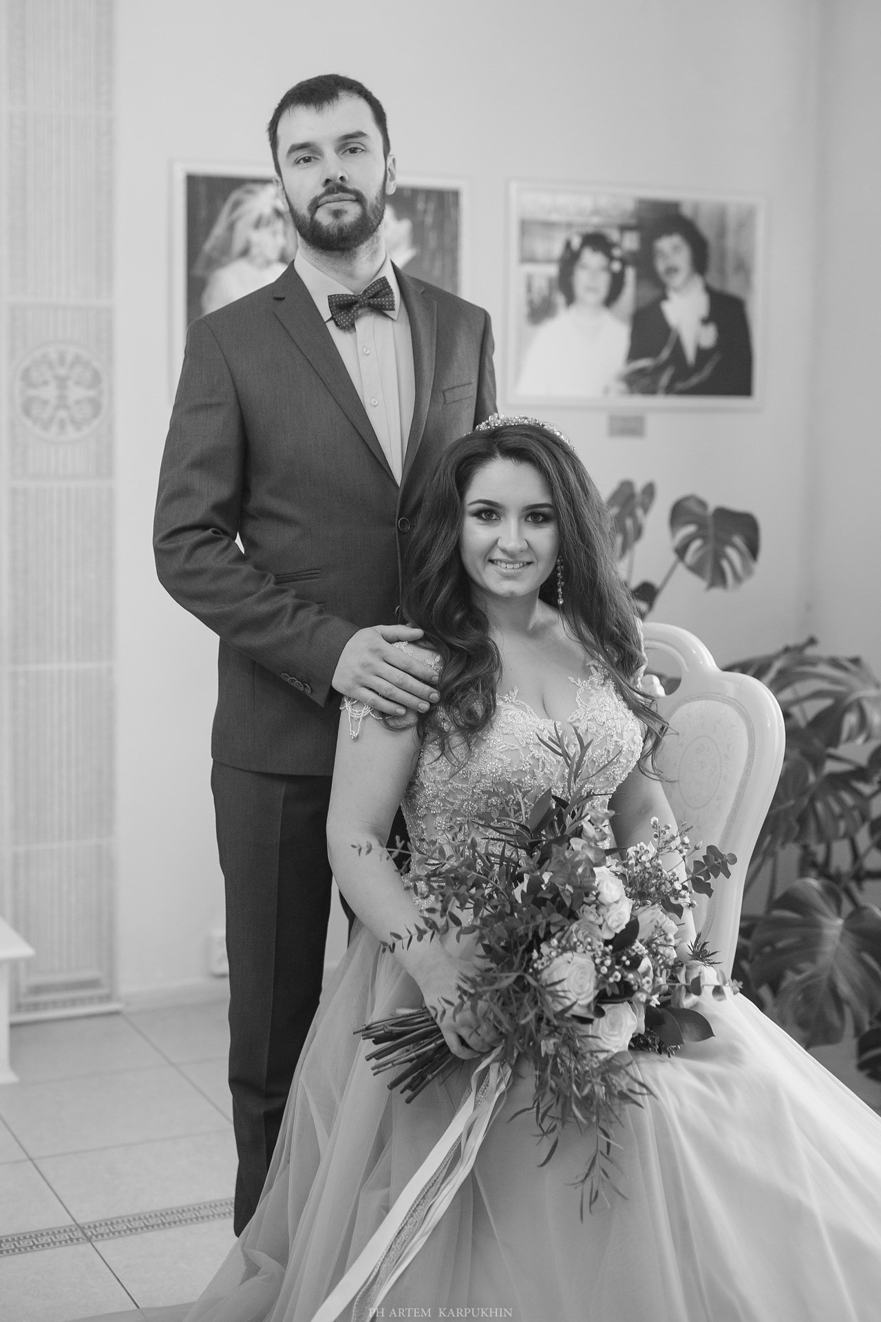 Артем и Алина. Свадебный день в Муроме зима 2018. Фотограф городских и семейных событий Артем Карпухин