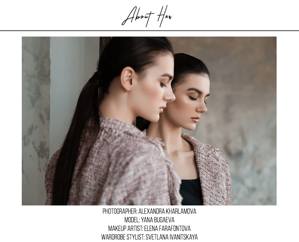 Editorial. Профессиональный фотограф в Москве Александра Харламова