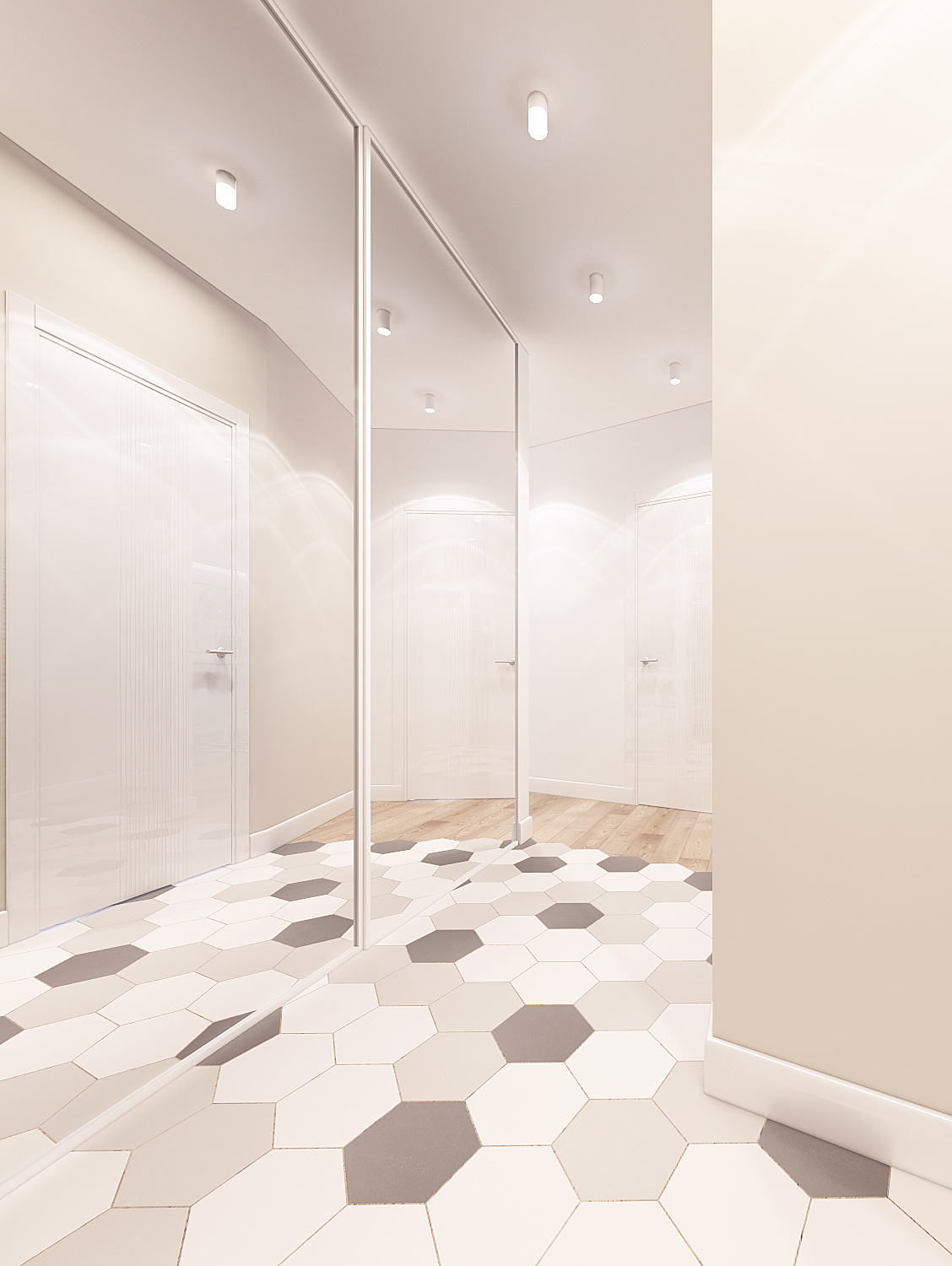 3-к квартира. 90 м². Авторский дизайн интерьера