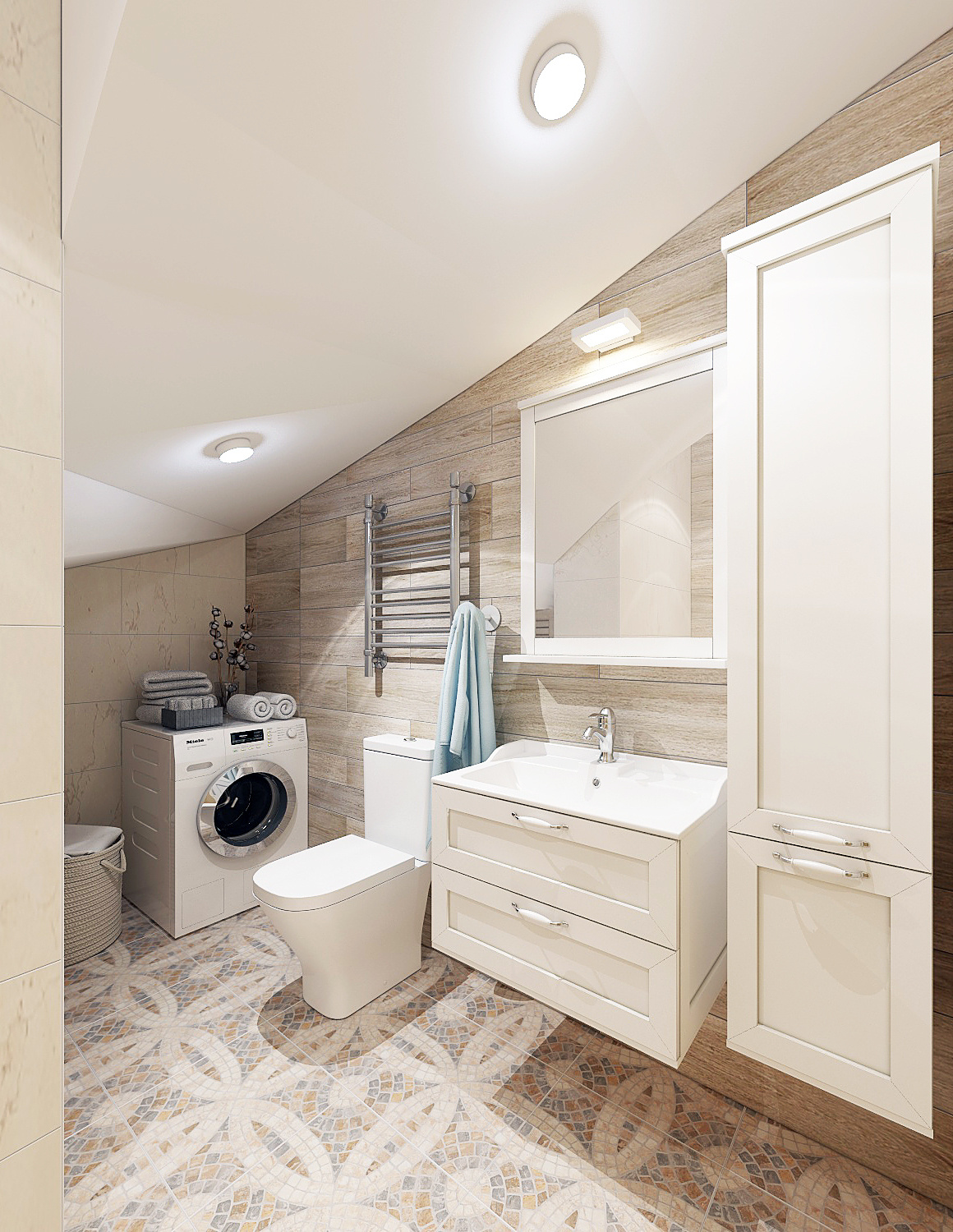 Частный загородный дом. 155 м². Авторский дизайн интерьера