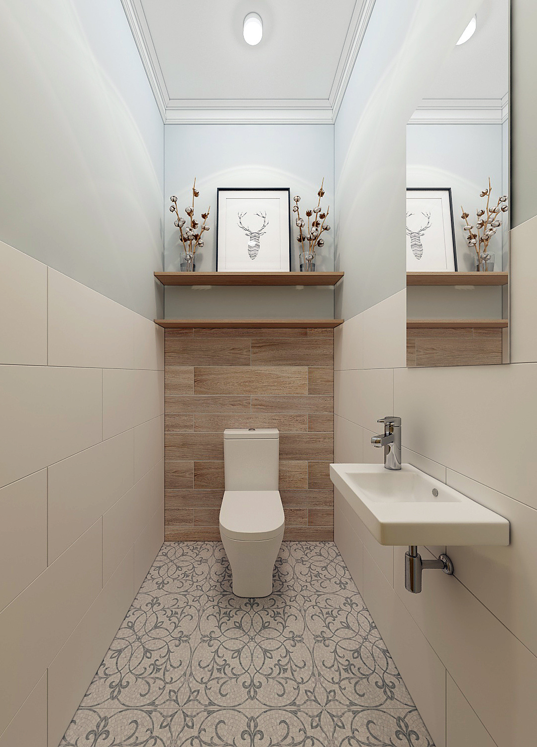 Частный загородный дом. 155 м². Авторский дизайн интерьера