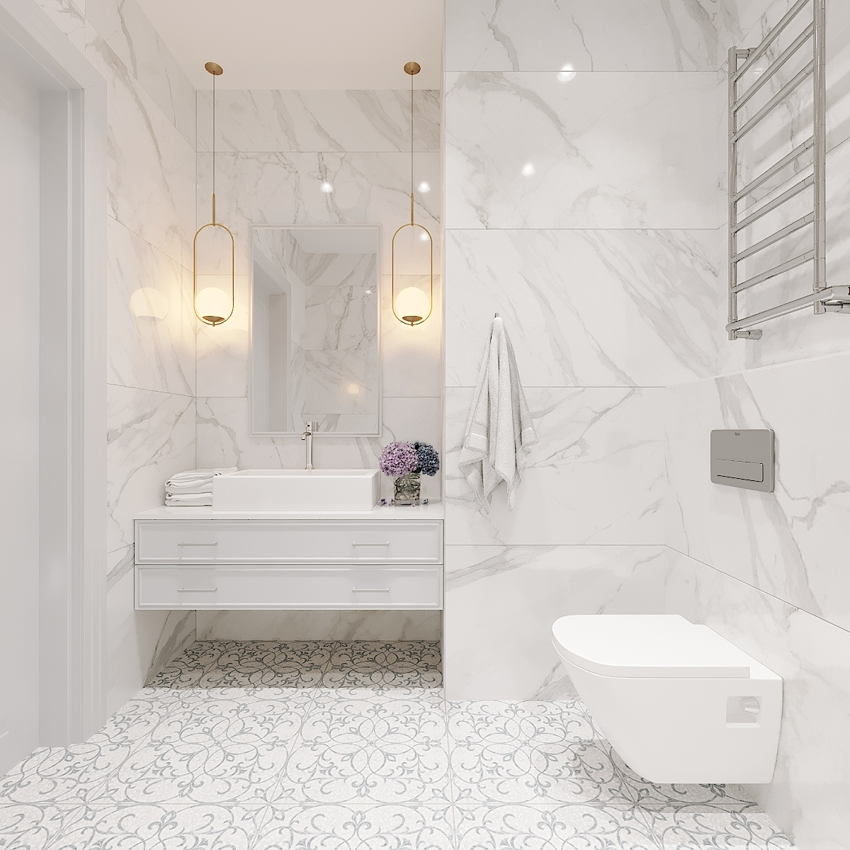 ЖК Новоясеневский. 1-к квартира. 68 м². Авторский дизайн интерьера