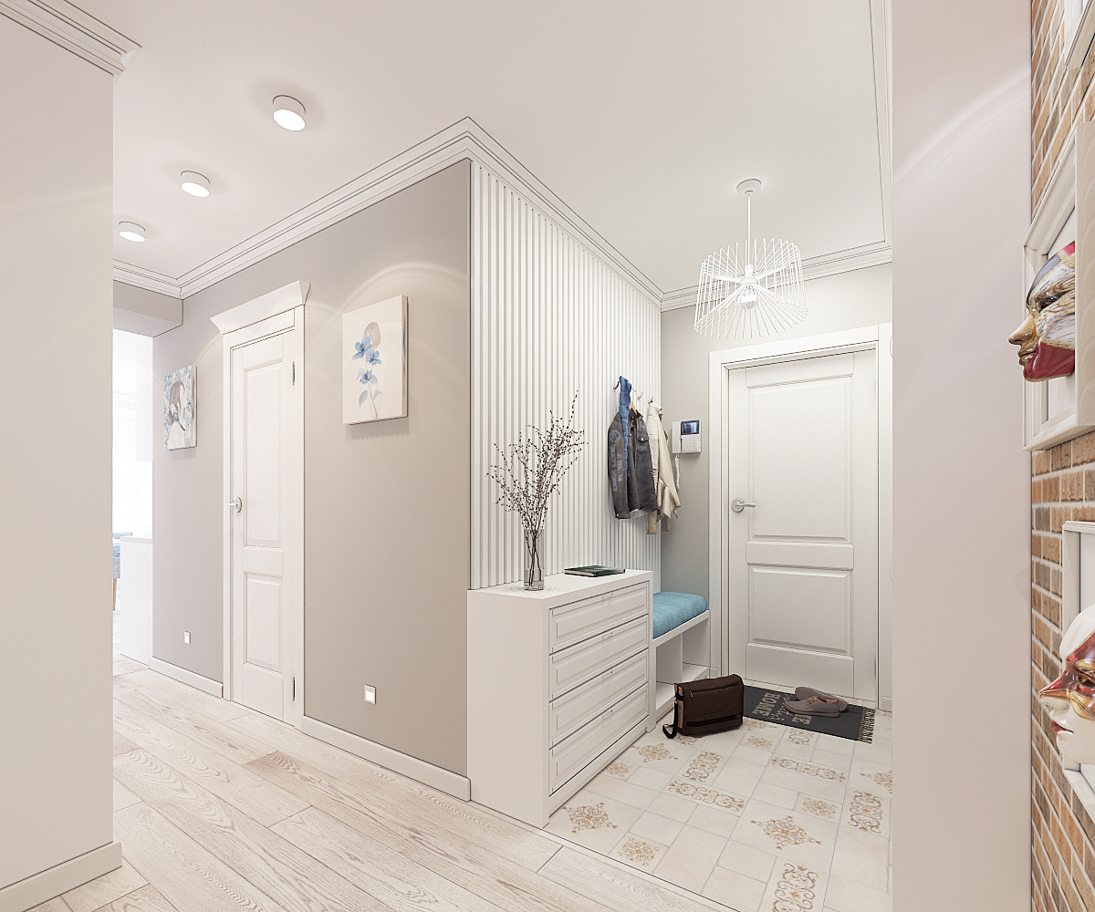 ЖК Озерная. 2-к квартира. Авторский дизайн интерьера