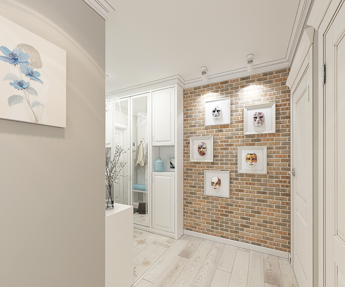 ЖК Озерная. 2-к квартира. Авторский дизайн интерьера